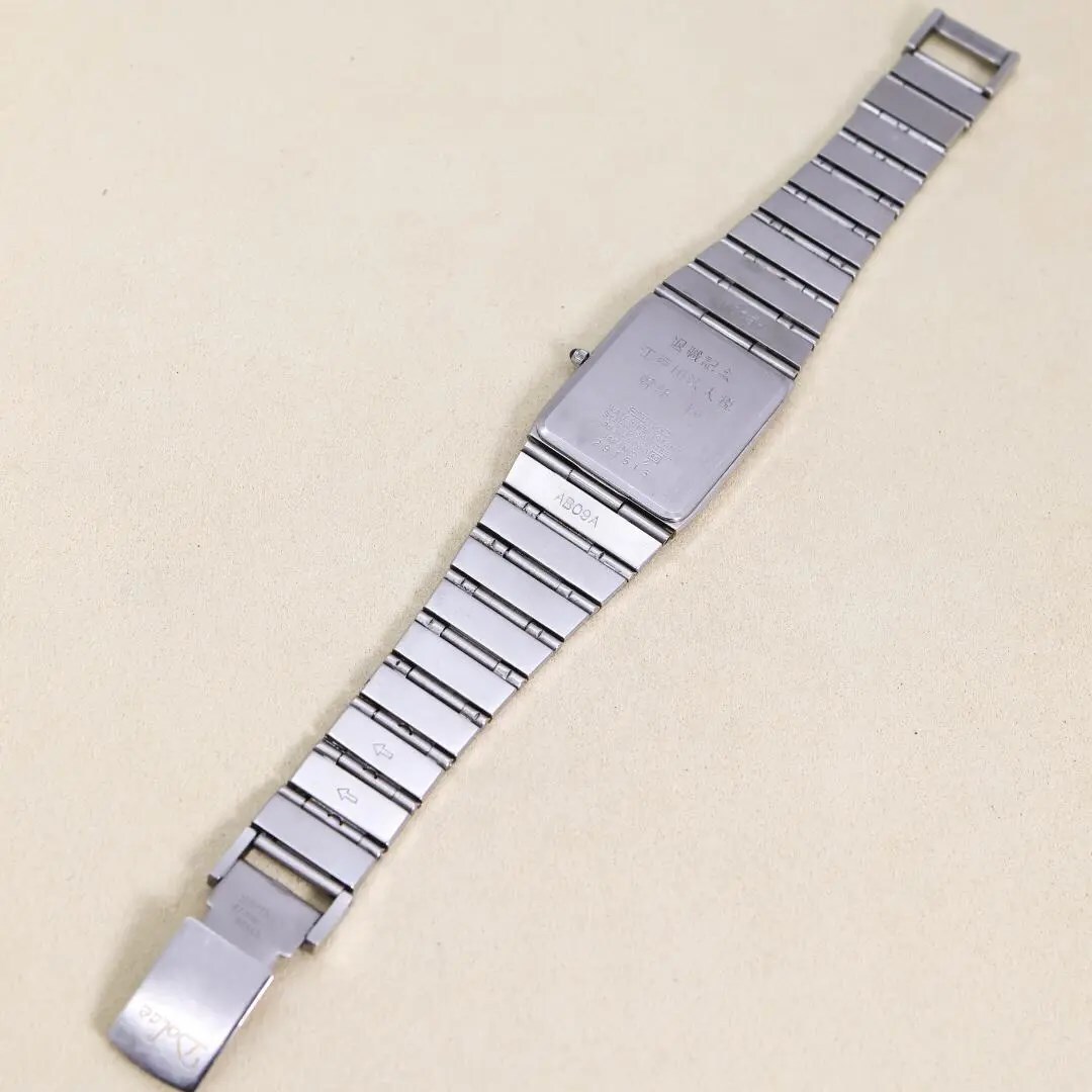 ◆希少 稼働 SEIKO Dolce 腕時計 薄型 メンズ 新品電池 g_画像10