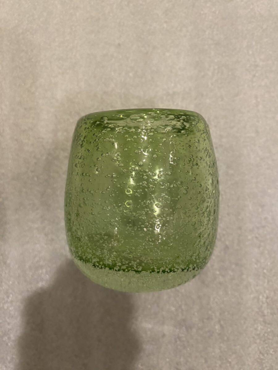 沖縄 琉球ガラス ぐい呑み 6個セット 小鉢 デザートカップ ショットグラスの画像4