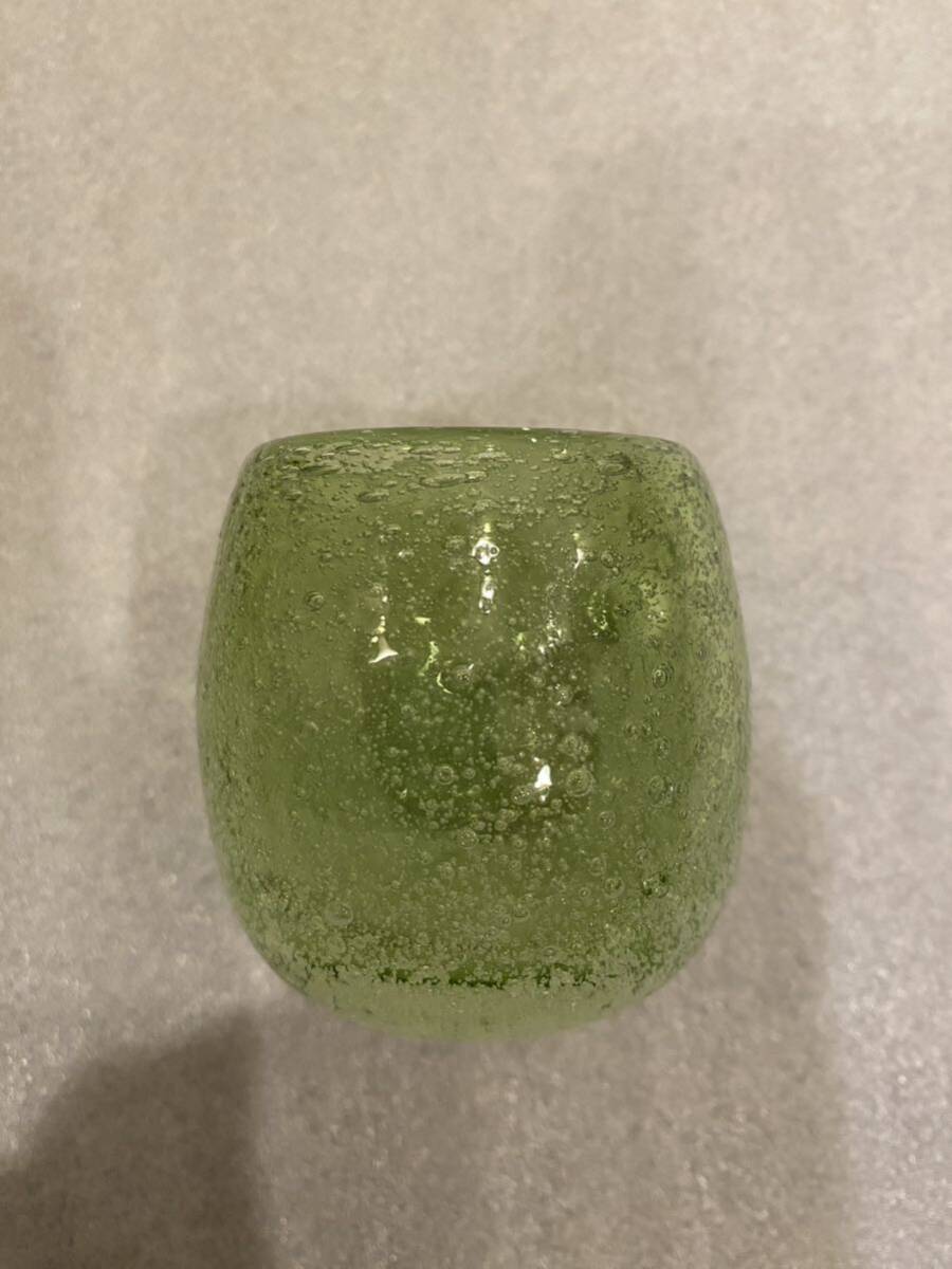 沖縄 琉球ガラス ぐい呑み 6個セット 小鉢 デザートカップ ショットグラスの画像7