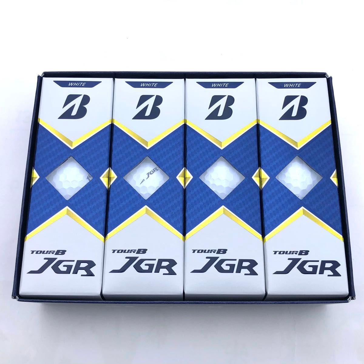 【在庫限り・新品・郵便局発送】ゴルフボール ブリヂストン  TOUR B JGR 2021 ホワイト White 1ダース 12個