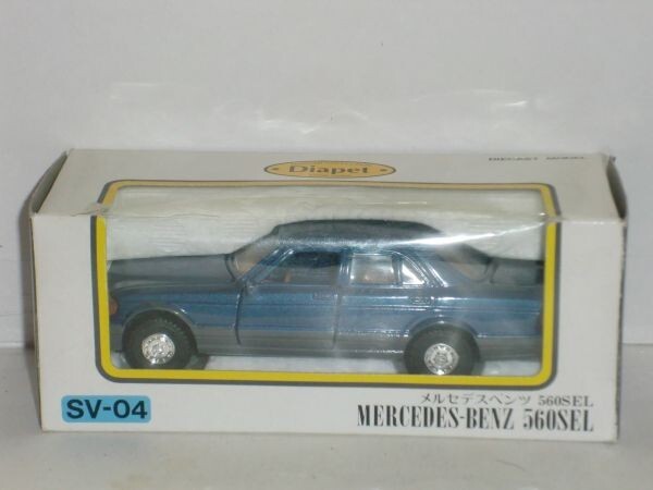 *1/40 Diapet Mercedes Benz 560 SEL blue box pain 