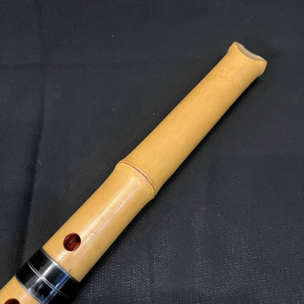  сякухати .. Zaimei .. общая длина примерно 48. традиционные японские музыкальные инструменты духовые инструменты трансляция . серебряный шт сумка для хранения имеется 
