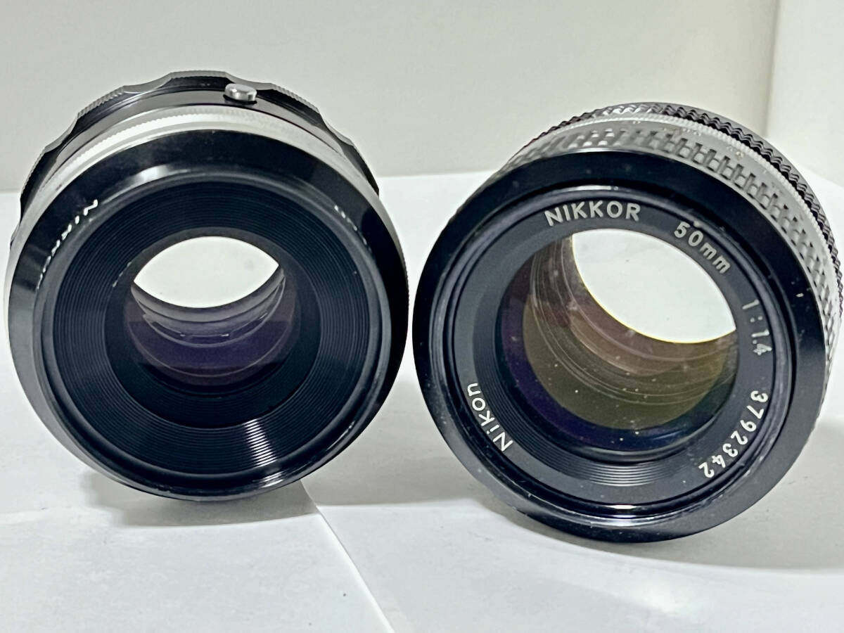 【8点】ニコン Nikon LENS NIKKOR 50mm F1.4 35mm F2.8 50mm F1.8 NIKKOR-N 24mm F2.8 105mm 単焦点レンズ 一眼レフカメラレンズまとめ_画像6