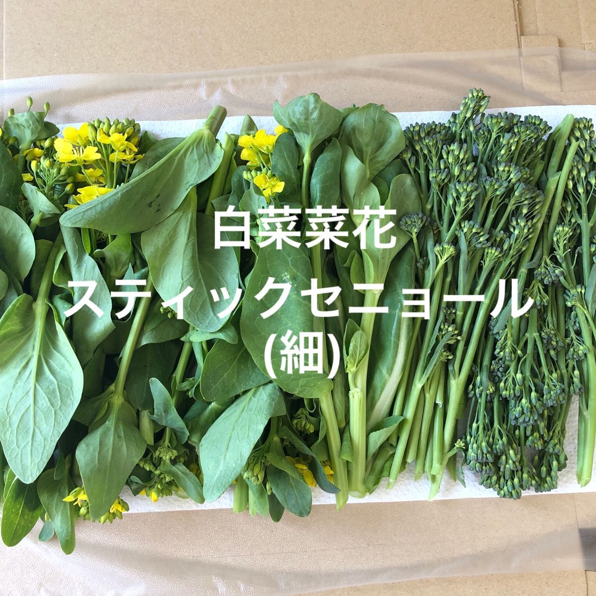 白菜菜花とスティックセニョール(細)