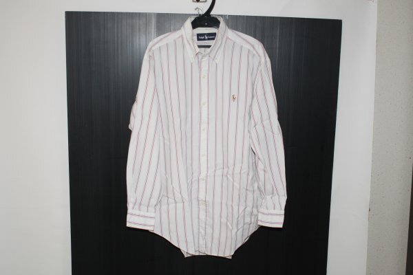 2571**Mラルフ、白系、長袖BDシャツの画像2