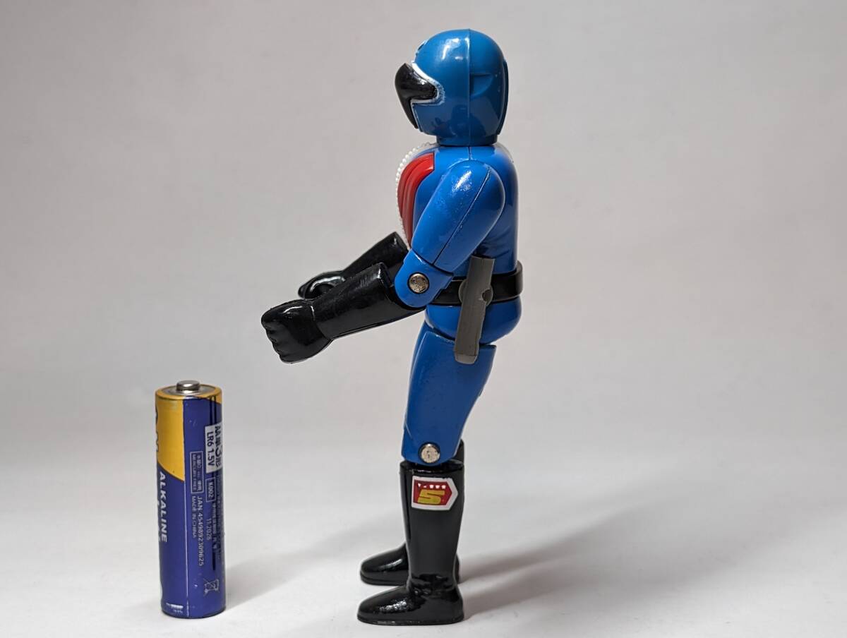  poppy Himitsu Sentai Goranger blue Ranger Chogokin that time thing figure 3680