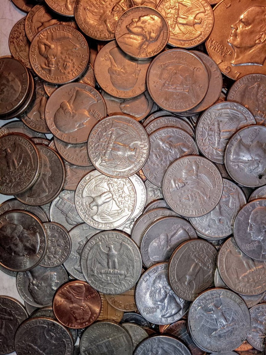 419 1円～ アメリカリバティコイン1.88kg大量おまとめ 米国古銭 硬貨 の画像7