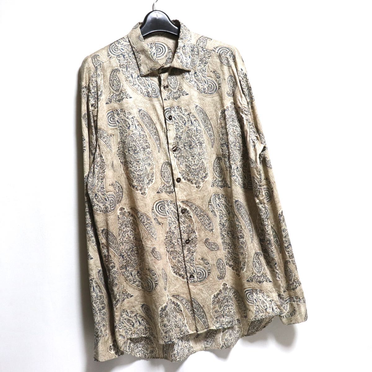  Trend [ETRO Etro ]peiz Lee shirt / long sleeve shirt / pattern shirt 
