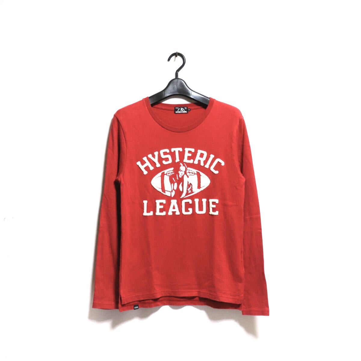  Trend [HYSTERIC GLAMOUR Hysteric Glamour ] flocky girl print / Logo long sleeve cut and sewn T-shirt 