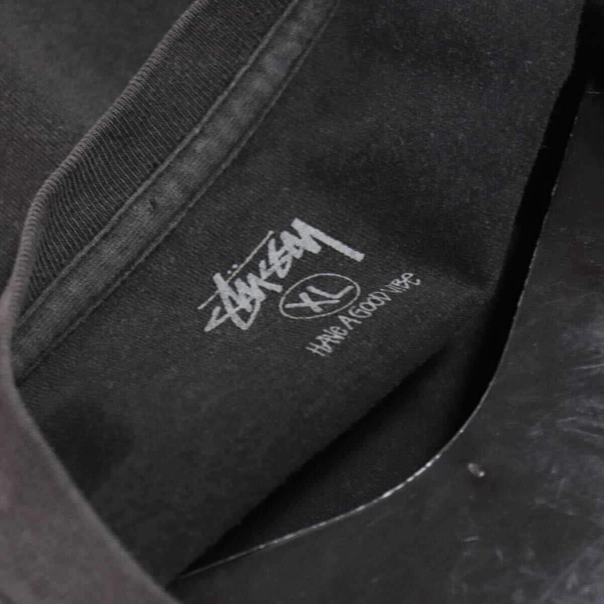  редкий [stussy] Logo трикотажный джемпер с длинным рукавом футболка / Stussy тень man 