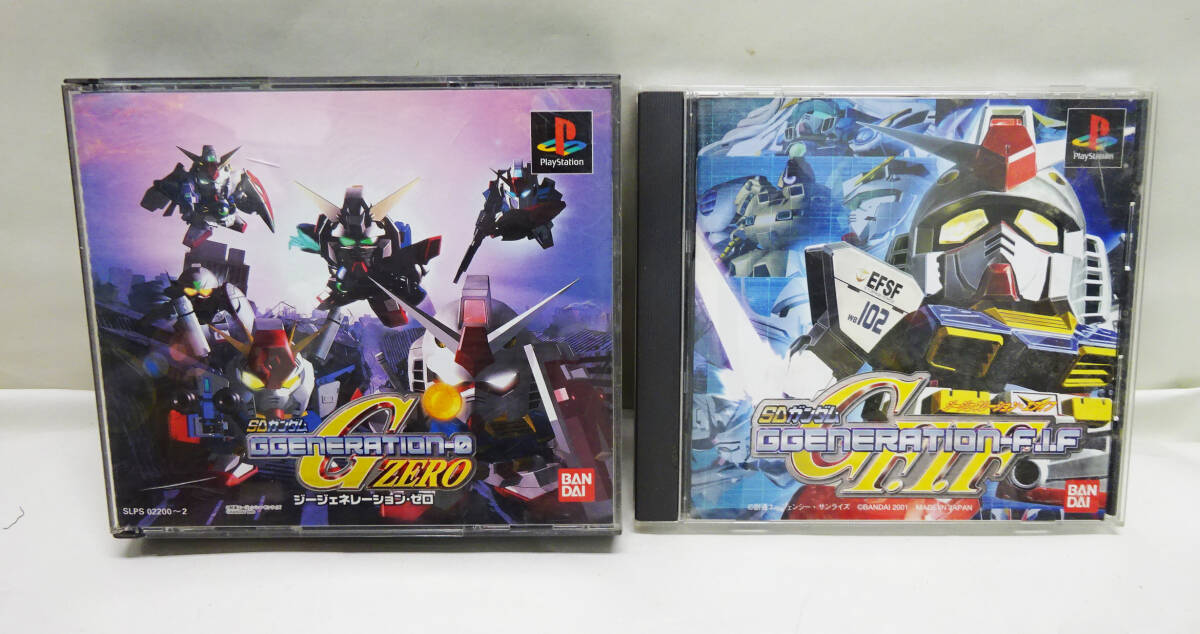 ★ PS1 SDガンダム G GENERATION ジージェネレーション・ゼロ エフイフ 2種 まとめて プレイステーション1 ソフト★定形外郵便510円★の画像1