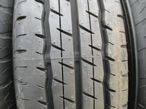 ★☆155/80R14 88/86N LT ダンロップ SP175L 2019年製 4本 新車外し 送料込 T39310401☆★インボイス領収書発行可能の画像3