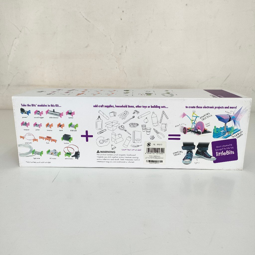 【littleBits】 Deluxe Kit 18 BITS MODULES 万能キット 知育 電子回路 創造力 プログラミング 現状品 digjunkmarketの画像6