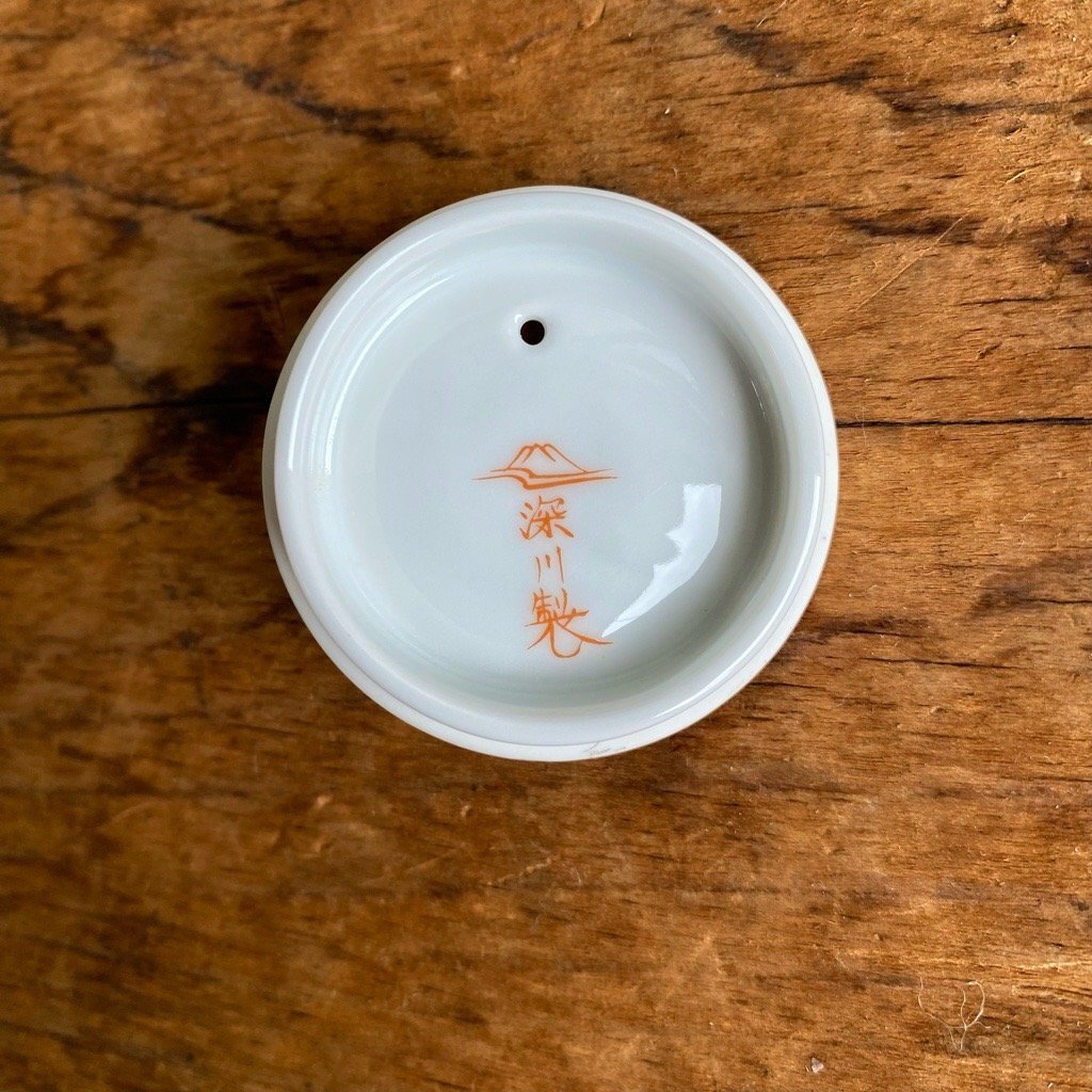 深川製磁 急須 赤絵丸紋 茶道具 煎茶 直接引取り歓迎(横浜市) digjunkmarketの画像8