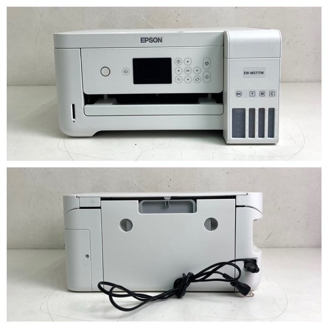 EPSON EW-M571TW エプソン プリンター A4カラーインクジェット複合機 エコタンク搭載 通電確認済み 現状品 ジャンク 引取り歓迎 digjunkの画像2