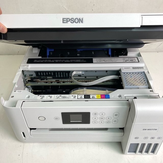 EPSON EW-M571TW エプソン プリンター A4カラーインクジェット複合機 エコタンク搭載 通電確認済み 現状品 ジャンク 引取り歓迎 digjunkの画像6