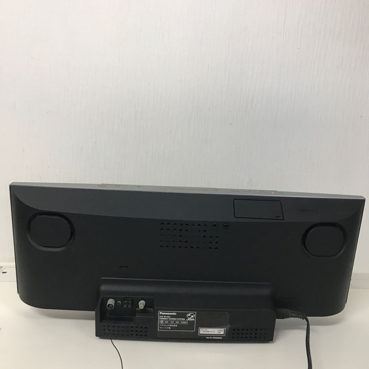 【1円スタート】パナソニック コンパクトステレオシステム D-dock ブラック SC-HC4-K 2009年製の画像4