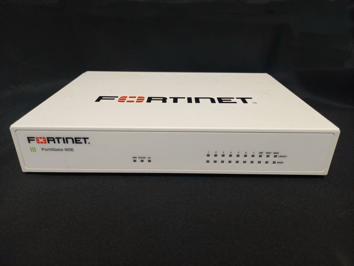 FORTINET/UTM FG-60E ライセンス：切れ  初期化済/FortiGate-60E【補償付き】【R06UTM044】の画像1