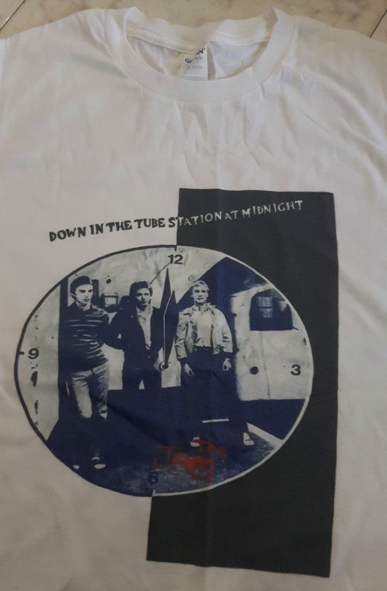 The Jam☆ザ ジャム☆ポールウェラー☆モッズ☆DOWN IN THE TUBE STATION AT MIDNIGHT☆新品☆Mサイズ _画像2