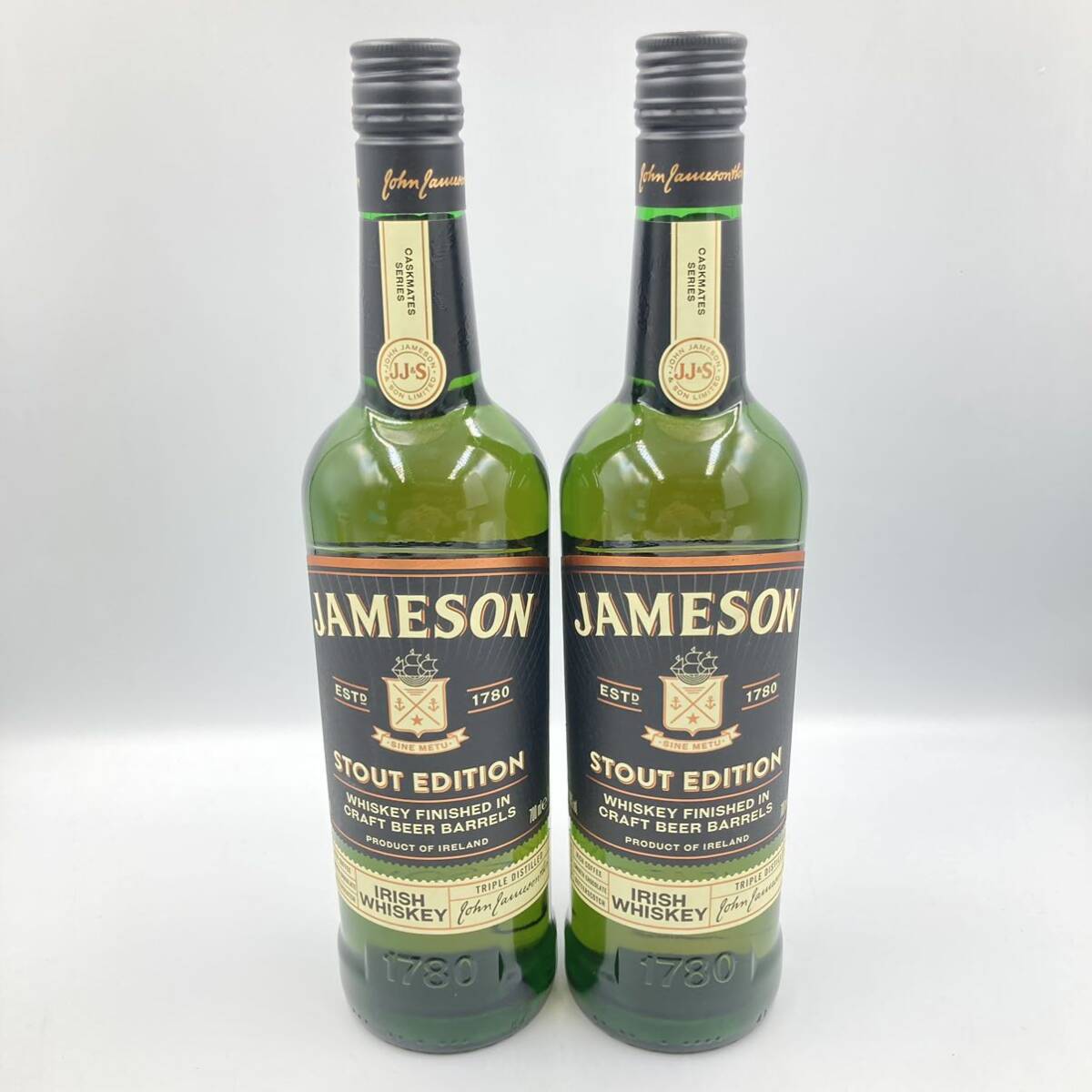 4.12 JO-B2646★未開栓 JAMESON 2本まとめ★クール便不可/容量 700ml/アルコール分 40%/ウイスキー/DA3 DC5の画像1