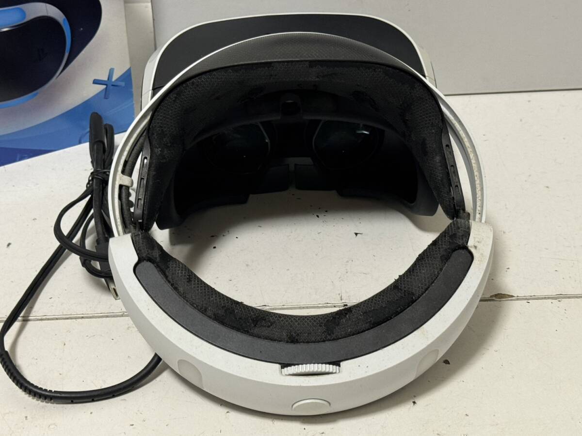 【SONY PS4 PSVR CUH-ZVR1 CUHJ-16001 本体 カメラ プロセッサーユニット ACアダプタ ケーブル】【簡易チェック/通電起動確認済み】_画像7