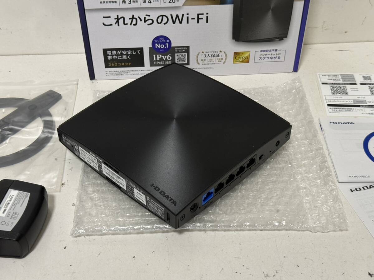 【IO DATA WN-DAX1800GR 本体 無線LAN Wi-Fi ルーター アダプター】の画像6