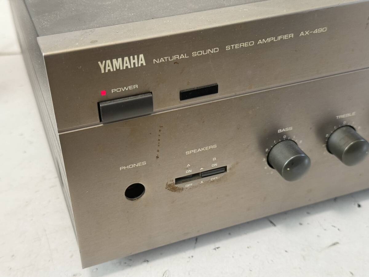 【YAMAHA AX-490 本体 ヤマハ プリメインアンプ オーディオ機器】の画像2