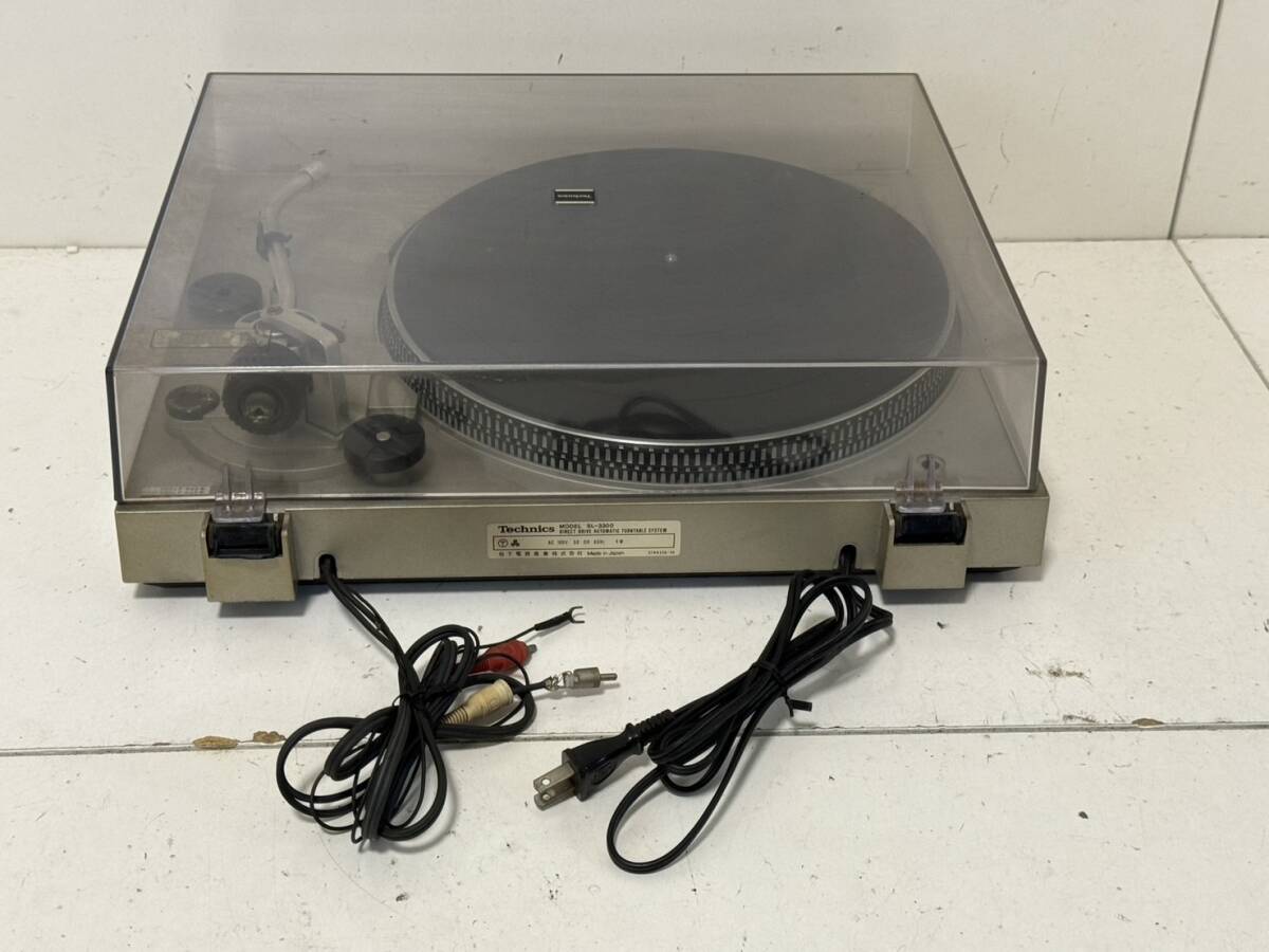 【Technics SL-3300 本体 レコードプレイヤー ターンテーブル オーディオ機器 テクニクス】_画像8