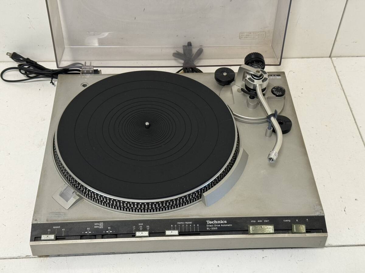 【Technics SL-3300 本体 レコードプレイヤー ターンテーブル オーディオ機器 テクニクス】_画像3