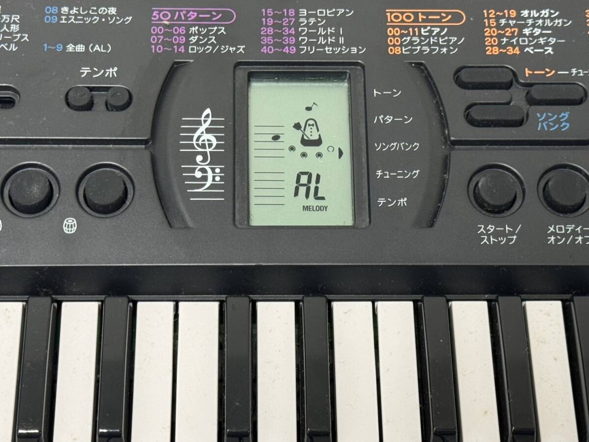 【CASIO SA-76 本体 電子ピアノ キーボード 】の画像2