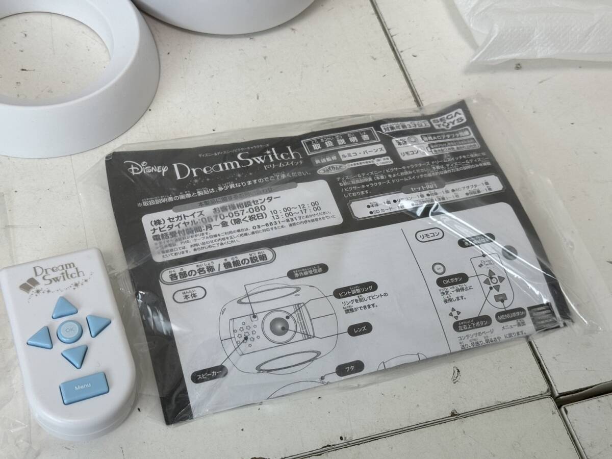 【SEGA ドリームスイッチ 本体 リモコン アダプタ SDカード ディズニー Dream Switch】の画像7