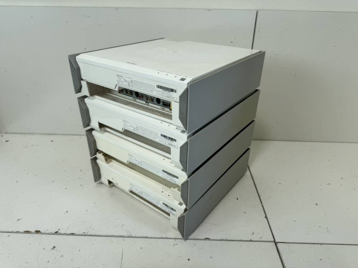 SONY ハードディスク搭載 DVDレコーダー PSX 4台 DESR-5000×1/ 5100×2/ 5500×1 本体のみ コントローラー欠 動作未確認 ジャンク PS PS2の画像7