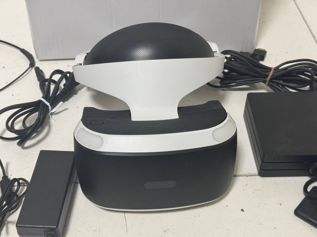 【SONY PS4 PSVR CUH-ZVR2 CUHJ-16003 本体 カメラ プロセッサーユニット ACアダプタ ケーブル】【簡易チェック/通電起動確認済み】の画像6