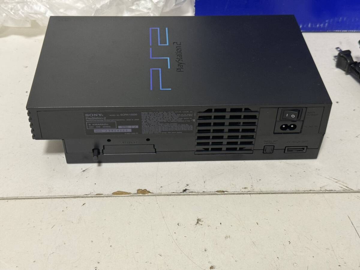 【ソニー PS2 本体セット SCPH-15000 ブラック メモリーカード コントローラー 】の画像6