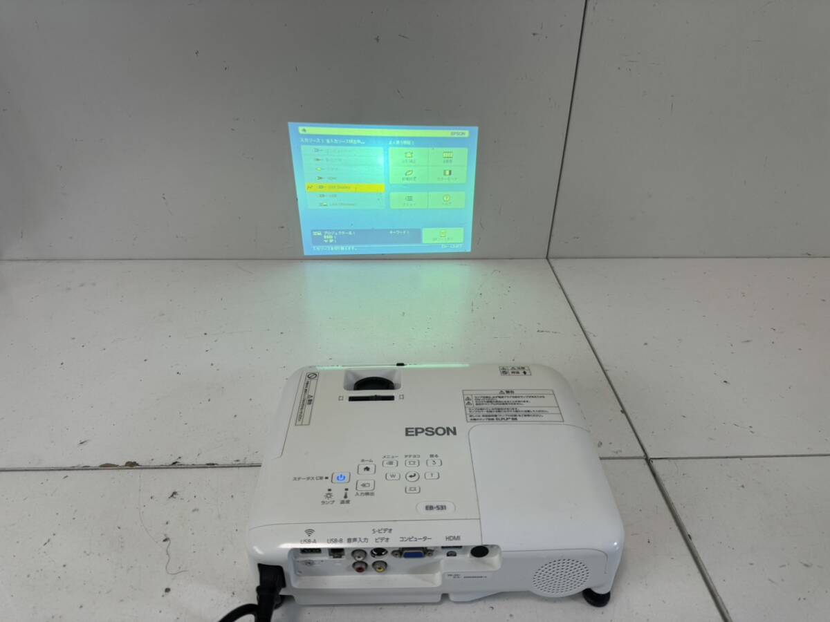 【EPSON EB-S31 本体 LCD プロジェクター】_画像2