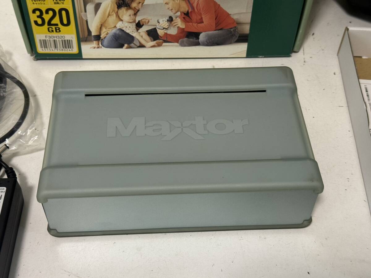 [Maxtor One Touch Ⅲ корпус установленный снаружи жесткий диск HDD 320GB адаптер ][ формат завершено ]