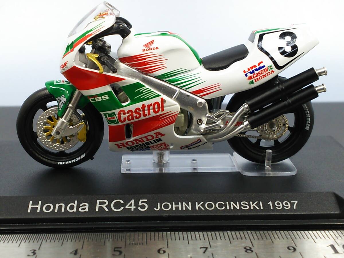 1/24 チャンピオンバイク #31 HONDA RC45 JOHN KOCINSKI 1997年 ジョン・コシンスキー ホンダ 開封済 送料410円 同梱歓迎 追跡可 匿名配送の画像1
