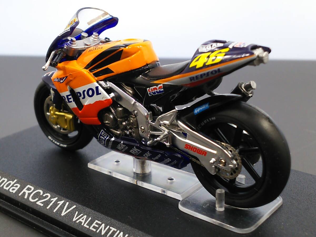 1/24 チャンピオンバイク #1 HONDA RC211V ValentinoRossi 2002 ロッシ ホンダ 開封済 送料410円 同梱歓迎 追跡可 匿名配送の画像9