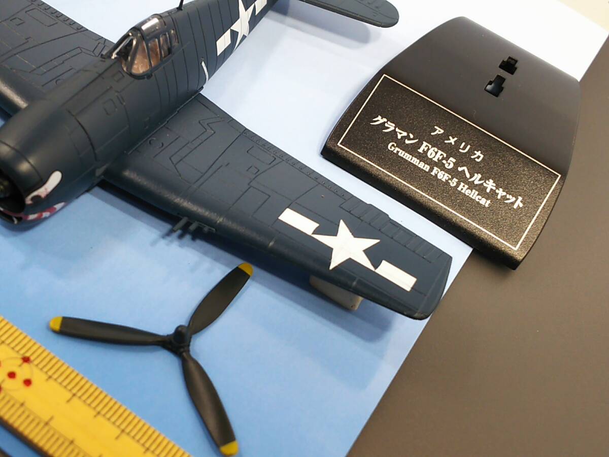 日本陸海軍機大百科 少し難有り #165 グラマン F6F-5 ヘルキャット 縮尺1:87 空母プリンストン艦載機 送料410円 同梱歓迎 追跡可 匿名配送の画像4