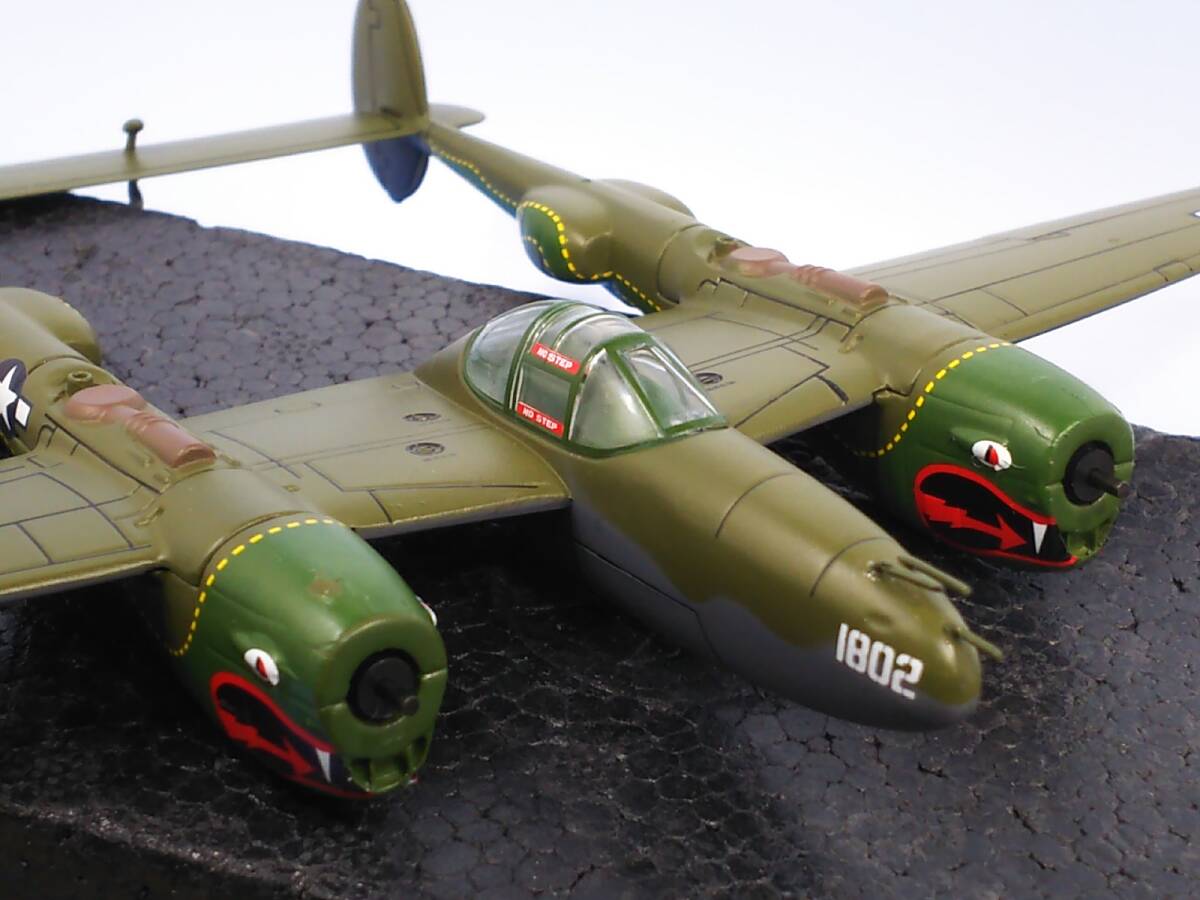 第二次世界大戦傑作機 難有り品 #6 ロッキード P-38 ライトニング L型 シーレイ中尉機(ハレアカラ号) 1:72 同梱歓迎 追跡可 匿名配送の画像1
