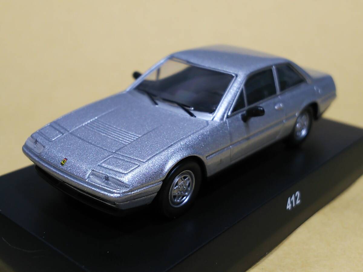 *1/64 京商 組立済 Ferrari 412 Silver (IV) フェラーリ 412 シルバー 第四弾 同梱歓迎 追跡有 匿名配送_画像1