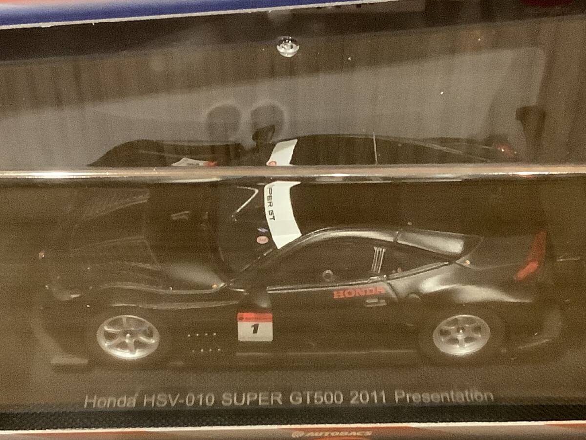 エブロ 1/43 ホンダ SUPER GT500 Honda HSV-010 Presentation #1(ブラック) 「2011 SUPER GT SERIES」の画像2
