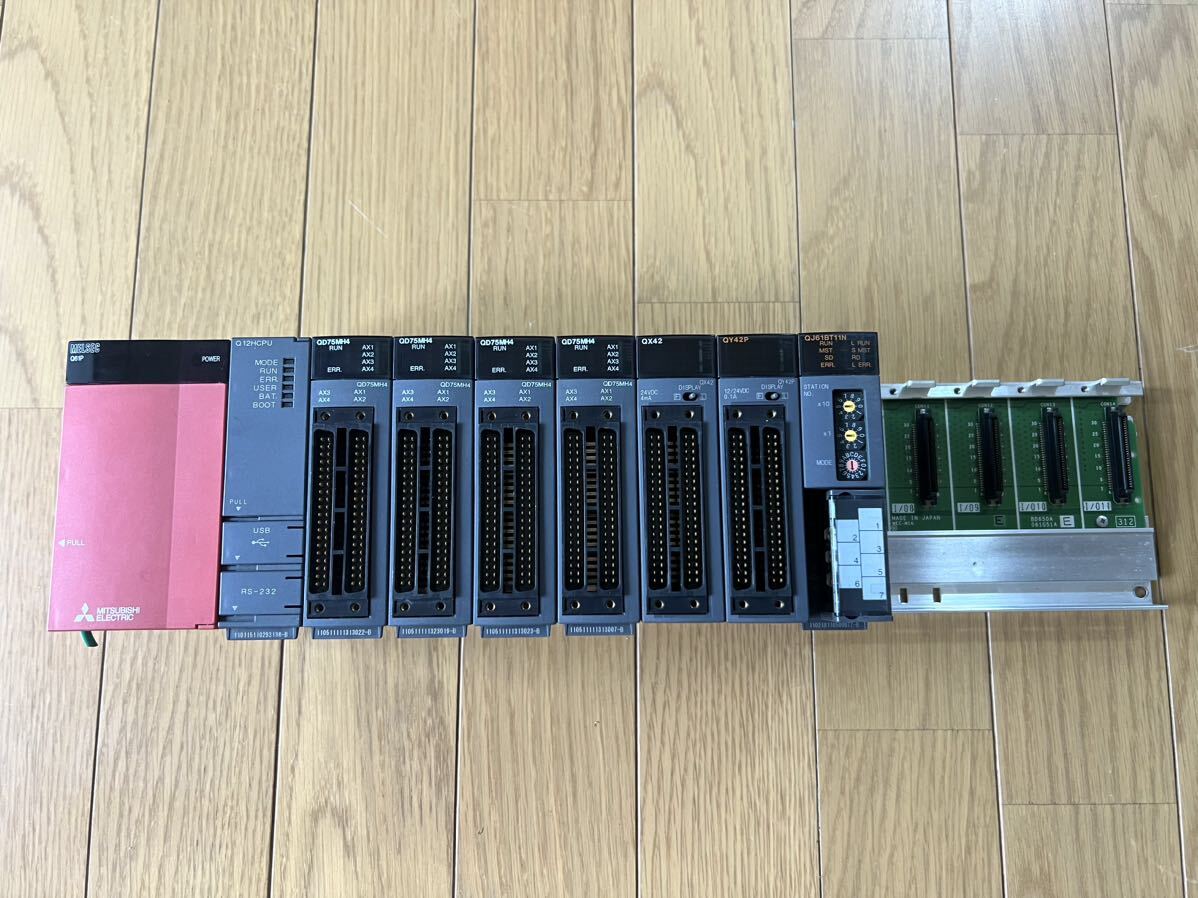 Mitsubishi 三菱電機 PLC シーケンサ Q312B Q61P Q12HCPU Mitsubishi 三菱電機 PLC シーケンサ Q312B Q61P Q12HCPU