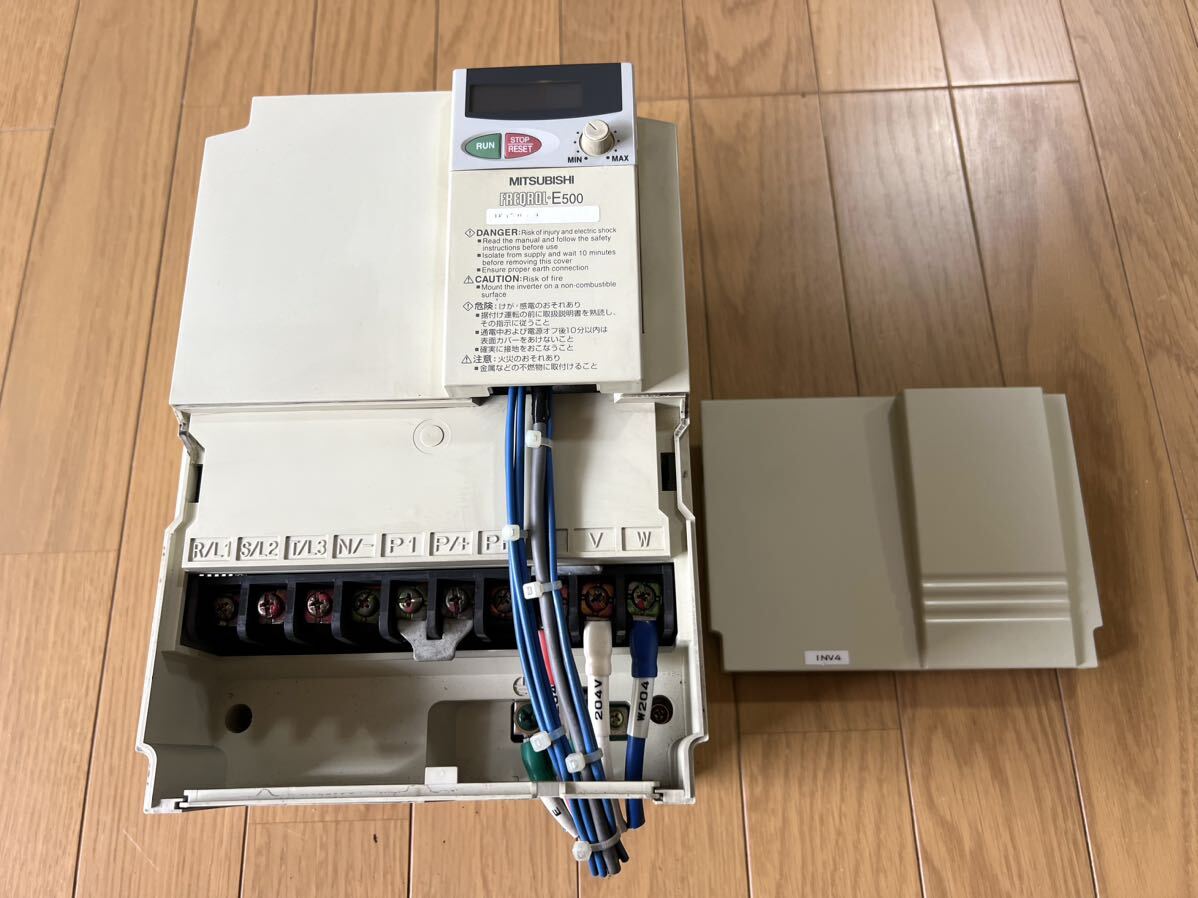 MITSUBISHI 三菱電機 インバーター　FR-E520-7.5K 3PH 200-240V 7.5kw_画像6