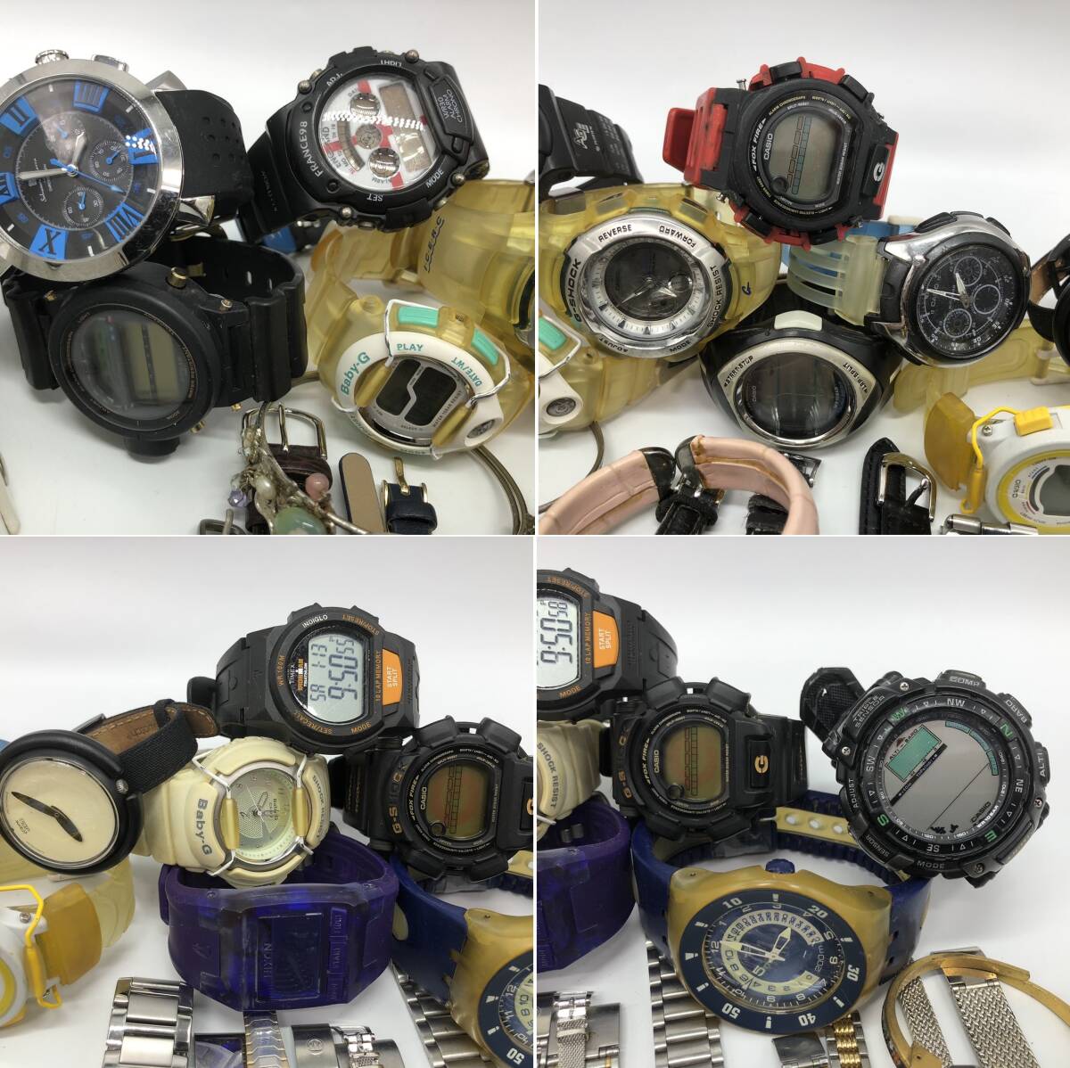 動作未確認品 ジャンク 腕時計 150本以上 COACH/GIVENCHY/DIESEL/WALTHAM/LANVIN/SEIKO/CASIO/CITIZEN ブランド まとめ売り 大量 まとめての画像6