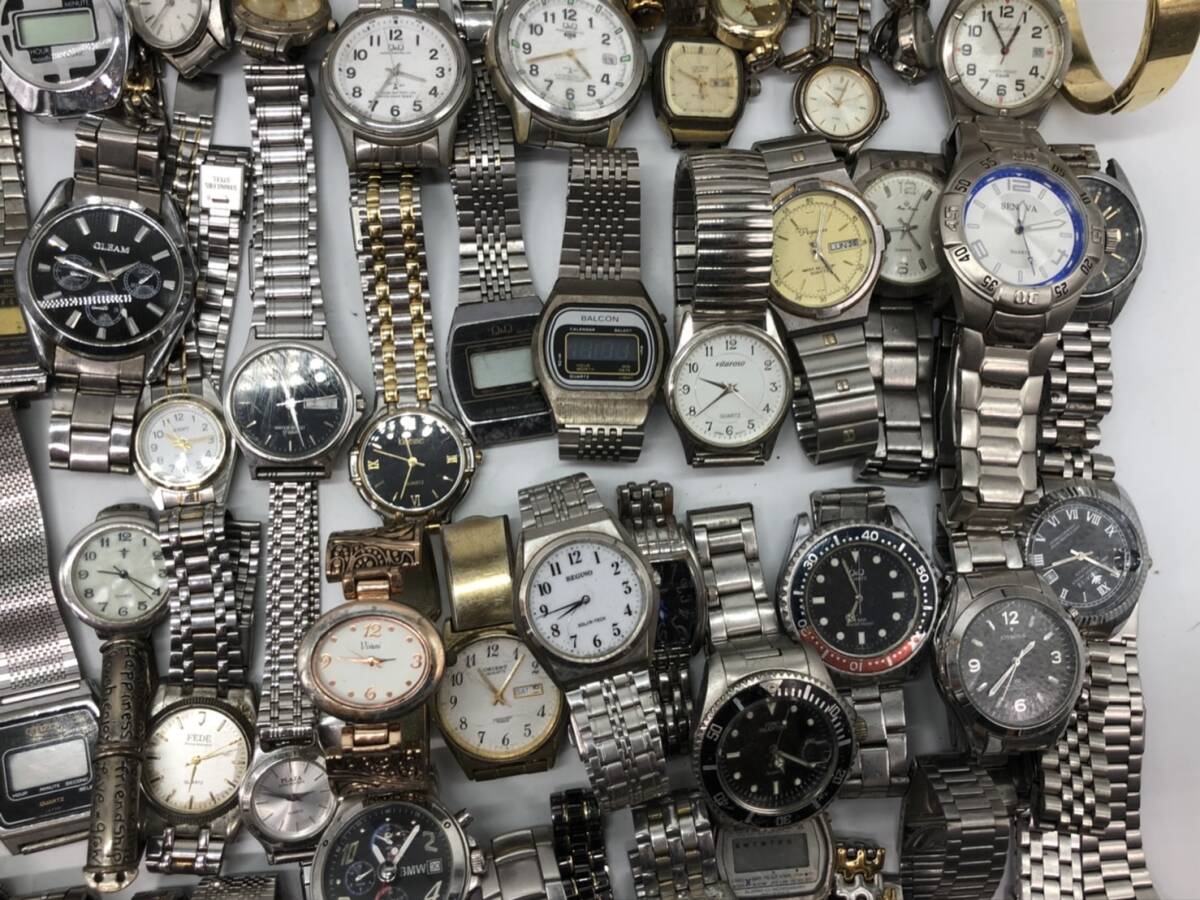 動作未確認品 ジャンク ステンレス 金属系 腕時計 150本以上 SEIKO/CITIZEN/セイコー/カシオ/シチズン ブランド まとめ売り 大量 まとめて_画像5