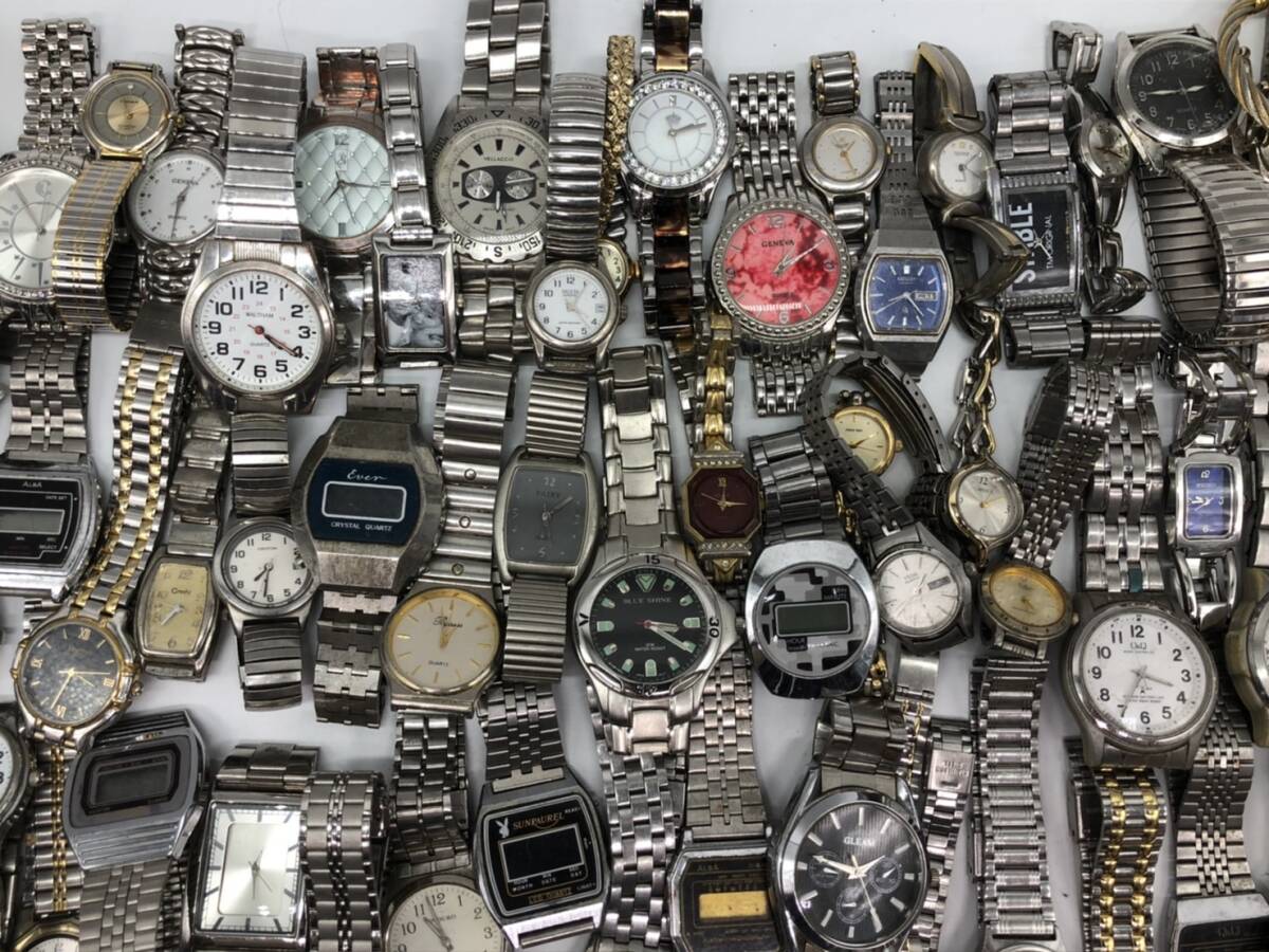 動作未確認品 ジャンク ステンレス 金属系 腕時計 150本以上 SEIKO/CITIZEN/セイコー/カシオ/シチズン ブランド まとめ売り 大量 まとめて_画像7