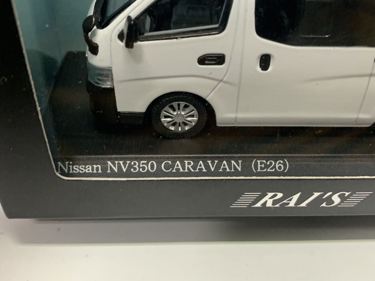RAI'S 1/43 Nissan NV350 CARAVAN (E26) POLICE CAR 2014 警察本部 刑事部鑑識課鑑識車両 レイズ ヒコセブン 日産 キャラバン 新品 の画像3