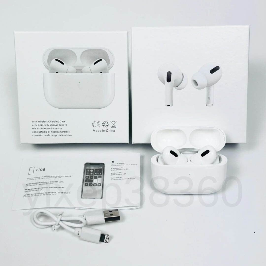 新品 AirPods Pro 第1世代 代替品 ワイヤレスイヤホン Bluetooth 5.3 TWS 高品質 充電ケース付 PC iPad Android.iPhone X 11 12 13 14 15_画像9