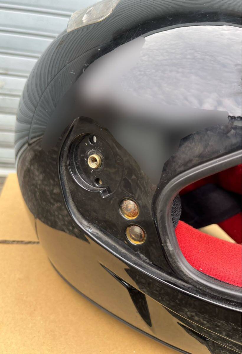 タチバナ フルフェイスヘルメット ジャンク品 L(59〜60cm)の画像7